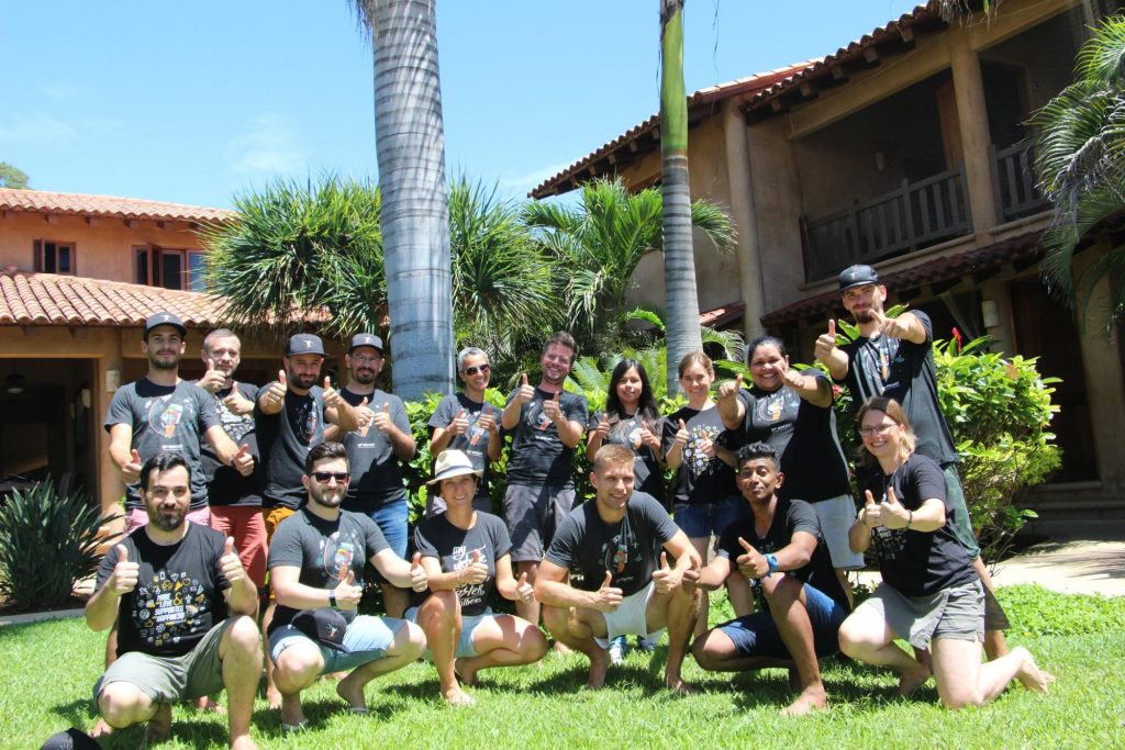 WP Rocket Team during the 2019 retreat in Mexico