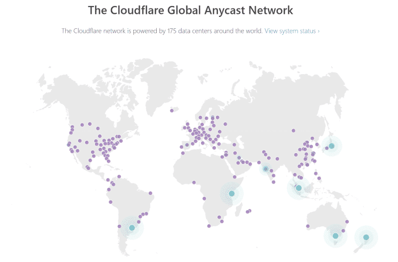 Cloudflare Map