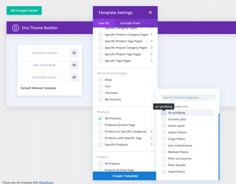 Customizing my product templates with the Divi Builder 
