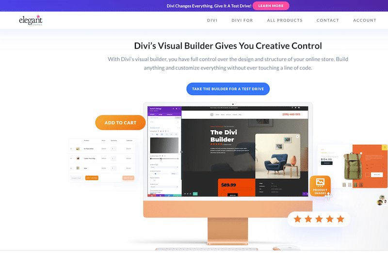 Divi and its WooCommerce Builder- Source: Elegantthemes.com
