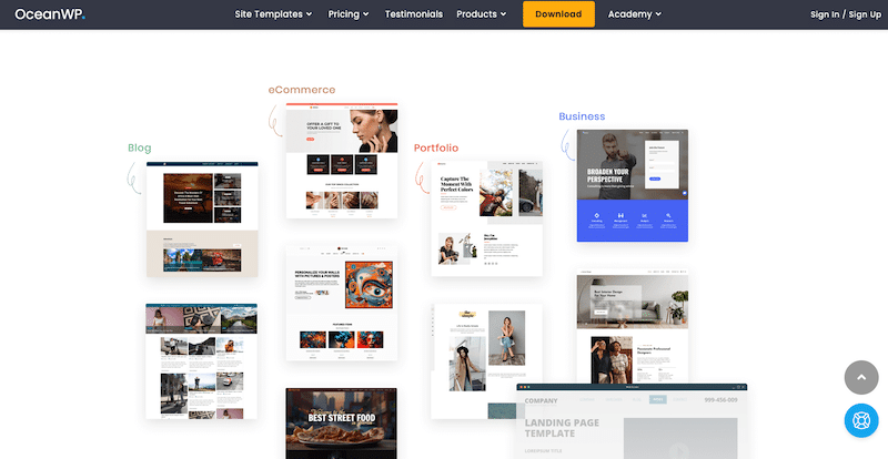 Responsive theme - Source: OceanWP
